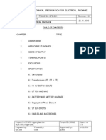 NSL_Technical Specification for Electrical Package