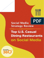 US Casual Dining Restaurants on Social Media