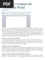 10 Dicas e Truques Do Microsoft Word