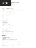 Ingredientes Por Frasco