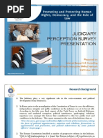 Judiciary Perception Survey (Infotrack and ICJ K)