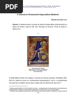 A Ciencia No Pensamento Especulativo Medieval