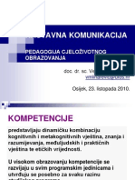 Cjeloživotno Obrazovanje-Kompetencijski Pristup