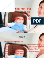 Task English Disusun Oleh: Melda Aftari Wenda Lestari