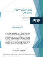 Proceso Ordinario Laboral