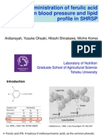 Oral Administration of Ferulic Acid On Blood Pressure and Lipid Profile in SHRSP