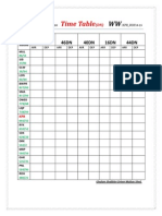 Time Table: 26DN 46DN 40DN 16DN 44DN