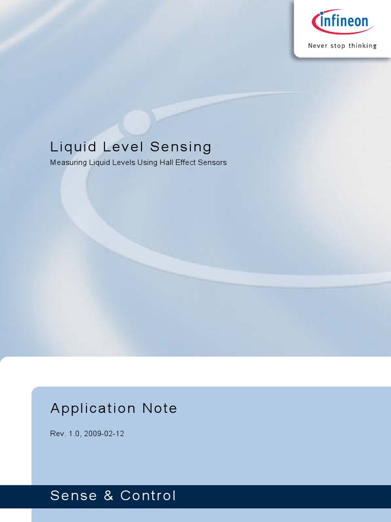 AppNote Liquid Level Sensing Rev.1.0 | PDF | Technology & Engineering