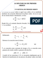 Sistemas Dinamicos de Primer Orden