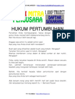 Hukum Pertumbuhan