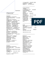 Direcciones Útiles Del Municipio de Lanús