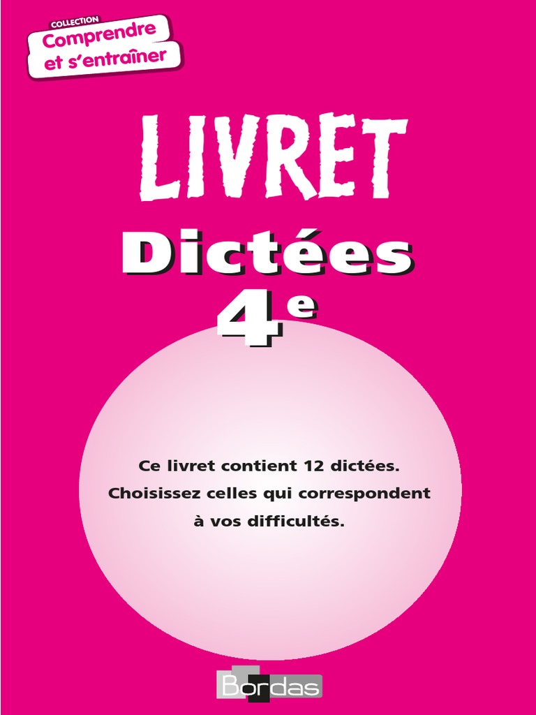 Mon Cahier De Français 4ème Bordas Corrigé Pdf