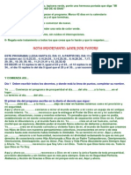 Programa de 42 Dias de Tratamiento para La Prosperidad