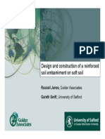 Design and Construction of A Reinforced Soil Embankment On Soft Soil