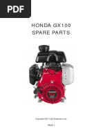 Gx100 Parts Manual