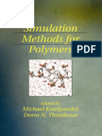 Simulation Methods For Polymers PDF