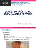 Exame Neurológico Recém-Nascido - PDF