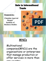 MNC S Role in International Trade