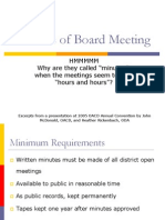 Board Meeting Minutes