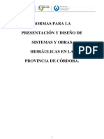 Normas Presentación Proyectos Secretaria de Recursos Hídricos Versión 2013