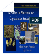  Muestreo de Organismos Acuáticos