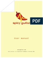 User Manual: Spicy Guitar Is A Registered Trademark of Keolab SARL