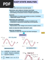 Ac Steady-State Analysis: Learning Goals