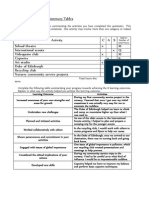 End of Quimester 2 Summary Tables