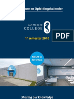 Infobrochure en Opleidingskalender - 1° semester 2010 