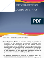 National code of ethics for realty professionals