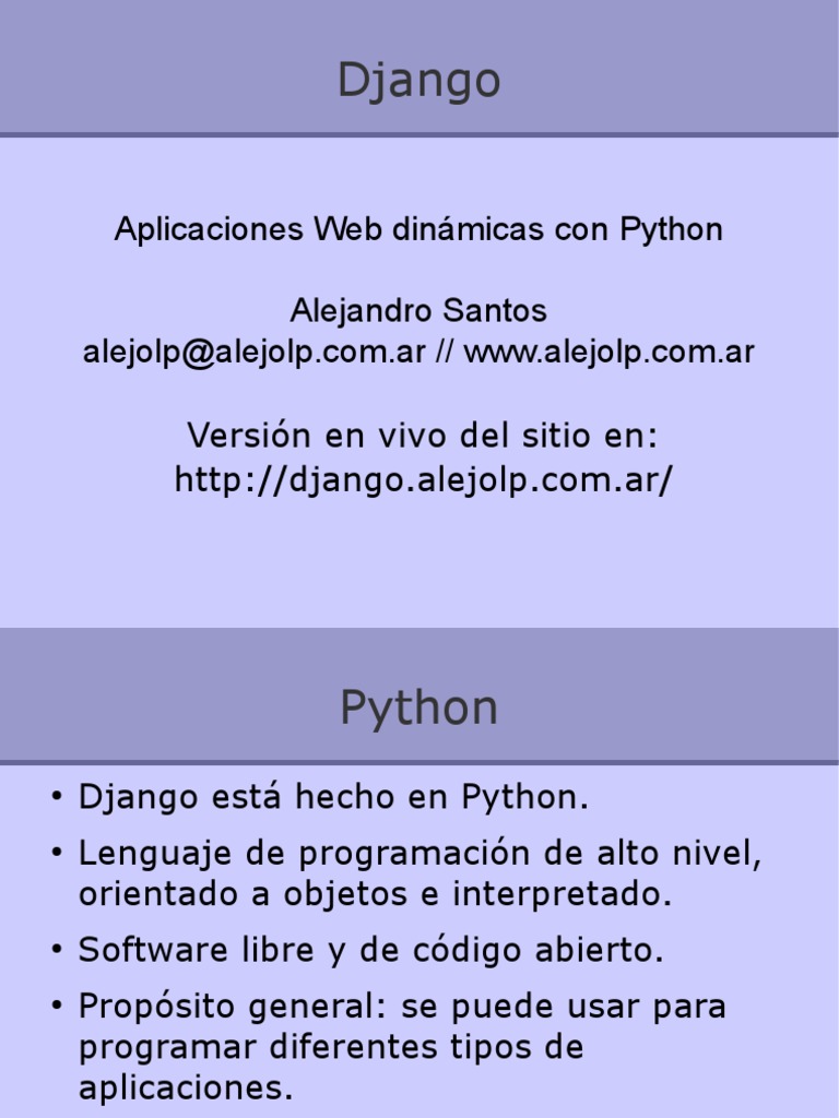 Características de Django 5 en Python | PDF | Ingeniería de software ...