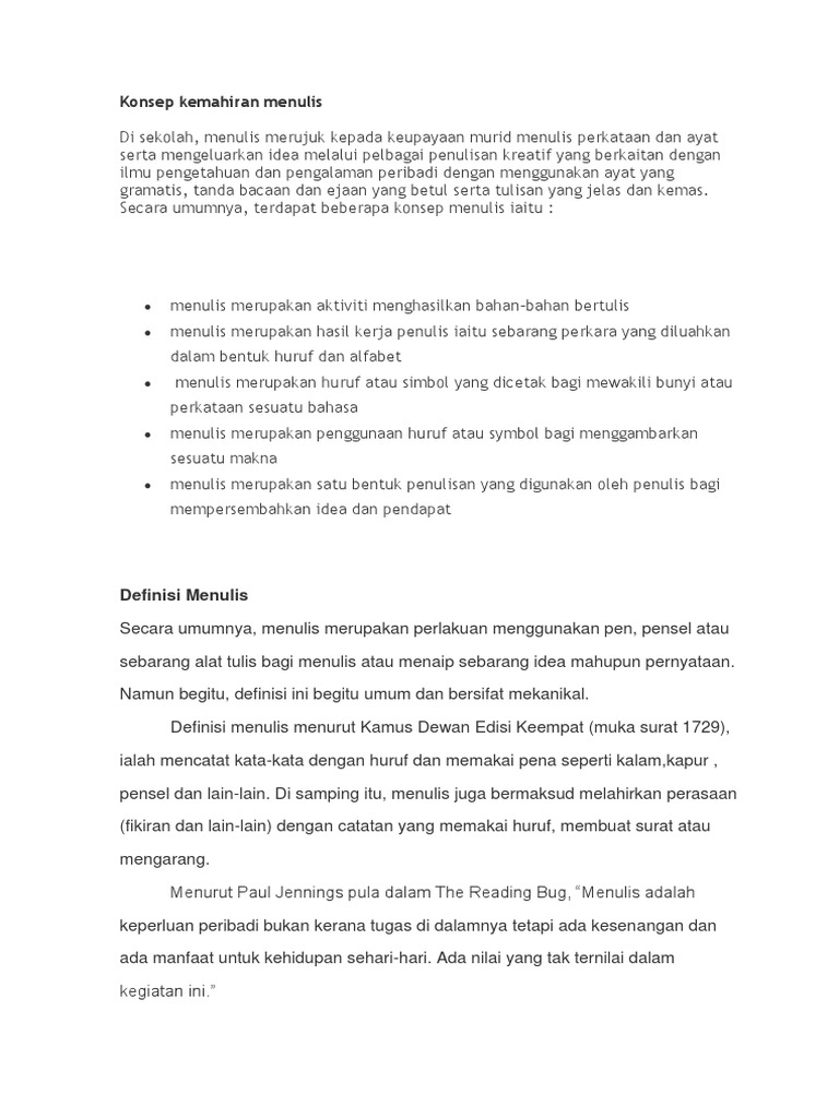 Bhn Assignment Kemahiran Menulis Pdf