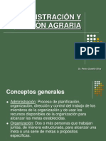 Administración y Gestión Agraria (AGROBANCO I)