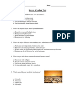 Eeu 205 Summative Assessment Severe Weather Test