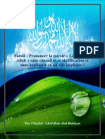 Fatwa Prononcer La Ilaha Illa Allah Sans Science PDF