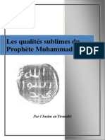 Les Qualites Sublimes Du Prophete Muhammad PDF