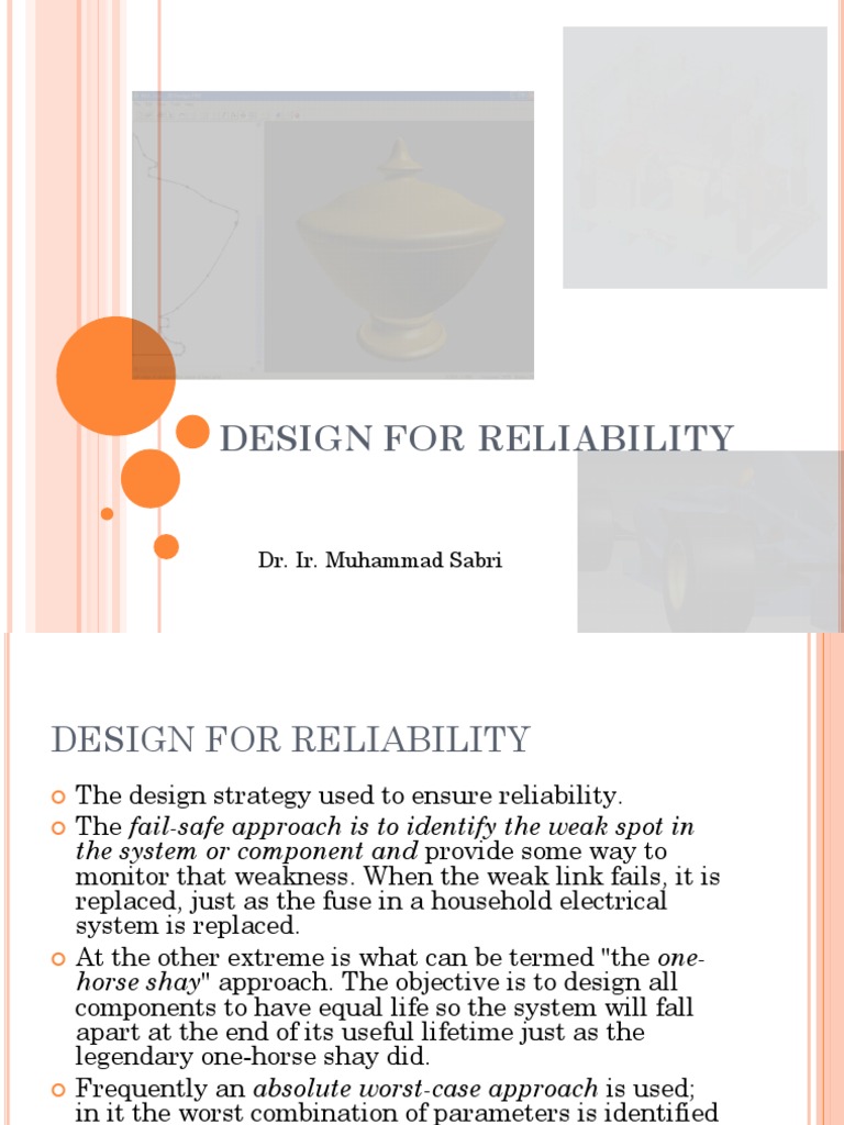 Design Strategies for Engineering Reliability | PDF | Reliability ...