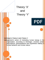 McGregor's Theory X, Y and Ouchi's Z