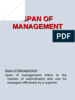 Span of Management