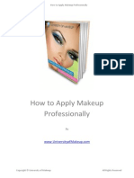 How to Apply Makeup Professionally PDF