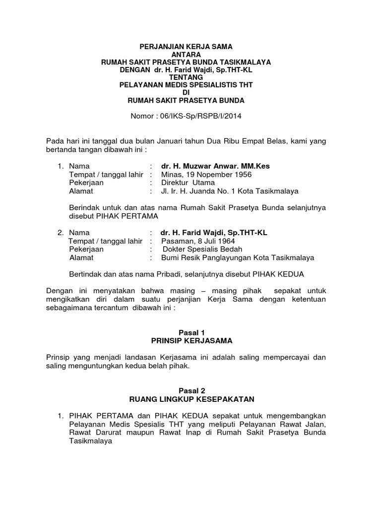 Ikatan Kerjasama Dokter Spesialis Tht