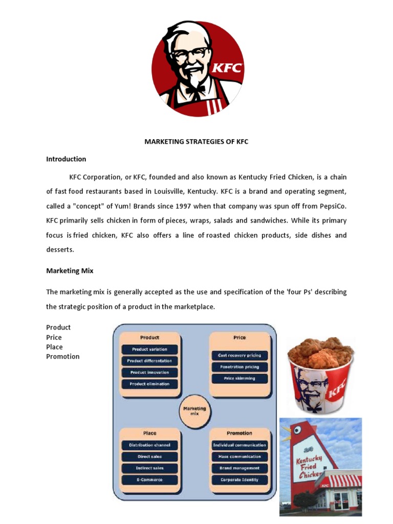 Marketing Strategies of Kfc Mc Donald's Fast Food Restaurants