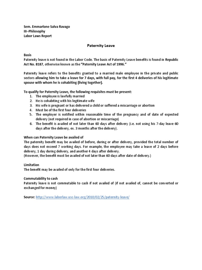 paternity law