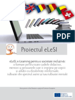 Proiectul Elesi Brosura 1 Educatie La Distanta