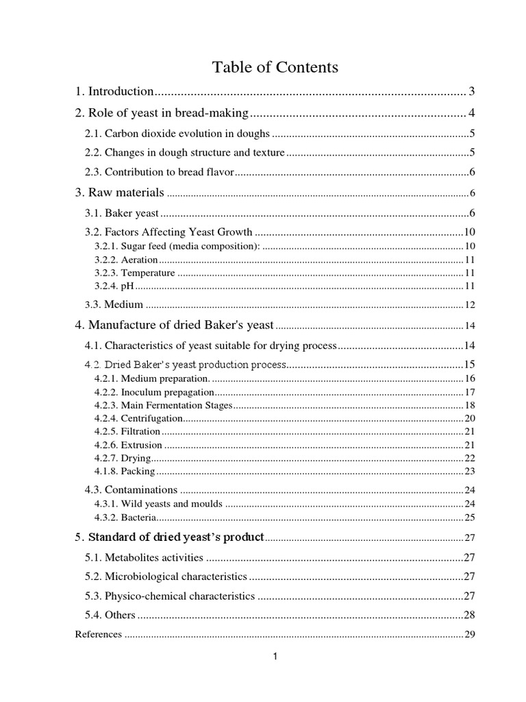 Baker Yeast PDF Breads Yeast