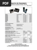 Akota Ltrasonics: Flaw Detectors, Accessories & Probes - Price List