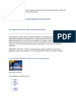 Positive Sequence and Zero Sequence Impedance of Transmission Lines Play a Central Role in Distance Protection and Fault Locations