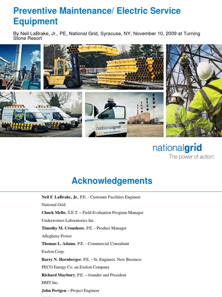 Preventive Maintenance Electric Service Equipment PDF Switch