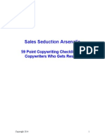 SalesSeduction 59PointCopywritingChecklist