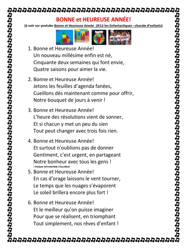 Les Enfantastiques Bonne Et Heureuse Annee